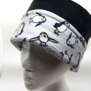 Porg penguin fleece/flannel hat